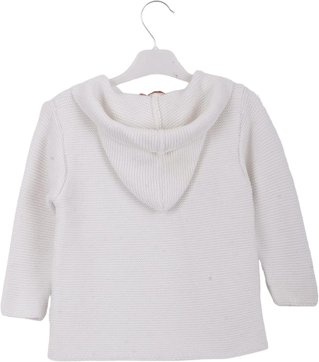Minora Baby Strickjacke mit Kapuzenpullover für Jungen und Mädchen - Hoodie Sweatshirt - Unisex Card