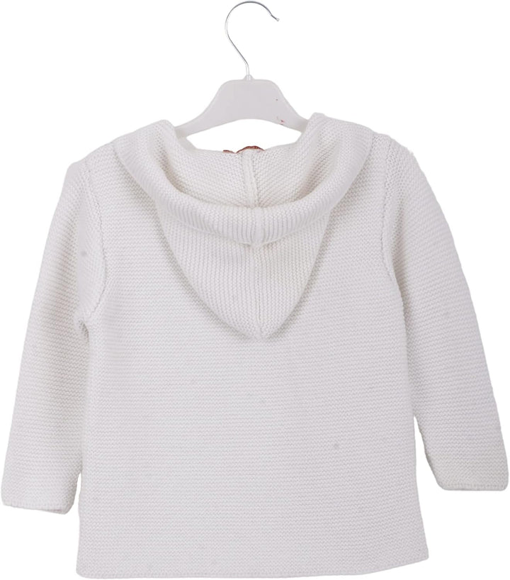Minora Baby Strickjacke mit Kapuzenpullover für Jungen und Mädchen - Hoodie Sweatshirt - Unisex Card