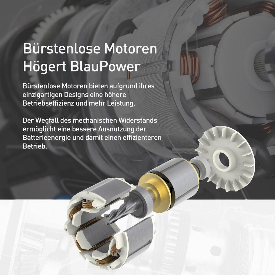 HÖGERT TECHNIK Akku-Schlagbohrschrauber-Set 18V, 200 Nm & 100 Nm, 2 Bürstenlose Schlagschrauber, 2x