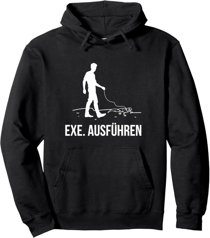 Exe Ausführen Programmierer Programmieren Computer Nerd Pullover Hoodie