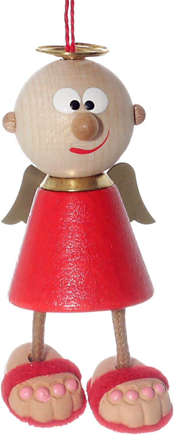 susurrus Hängender Schutzengel, Hängeschmuck, Holz, Hochzeit, Rot, Rot
