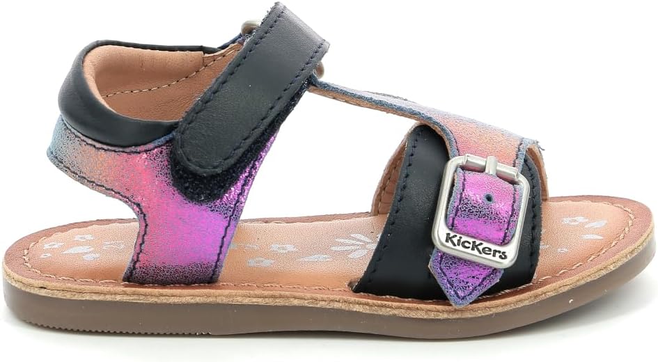 Kickers Betternew Sandalen/Sandaletten Madchen Violett Sandalen/Sandaletten Shoes 21 EU Dunkelblau M