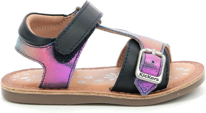 Kickers Betternew Sandalen/Sandaletten Madchen Violett Sandalen/Sandaletten Shoes 21 EU Dunkelblau M