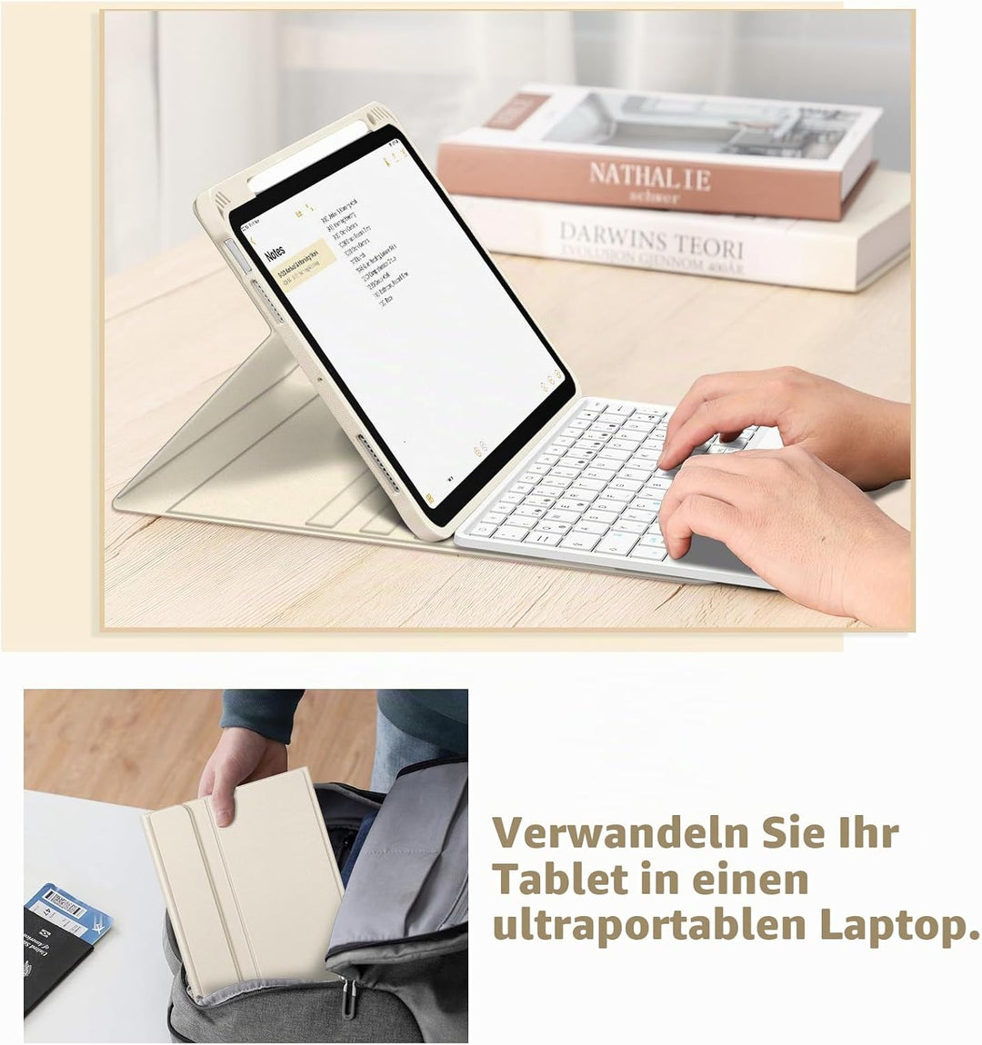 Fintie Tastatur Hülle für iPad Air 5. Generation 2022 / iPad Air 4. Generation 2020, iPad Air 10.9 m