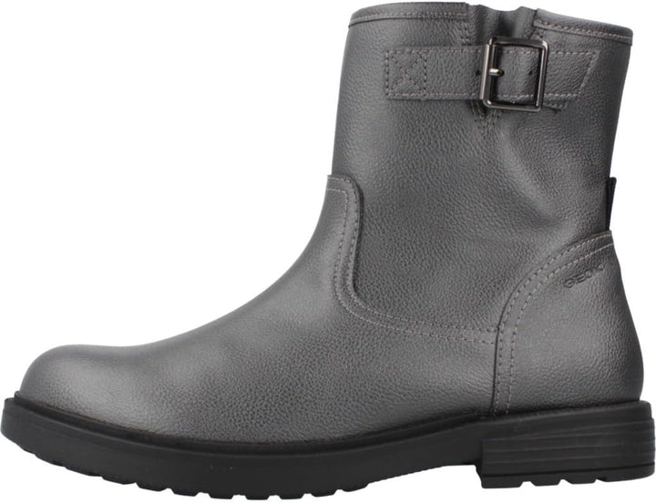 Geox J Eclair Girl B Damen Biker Boots 30 EU Gun, 30 EU Gun