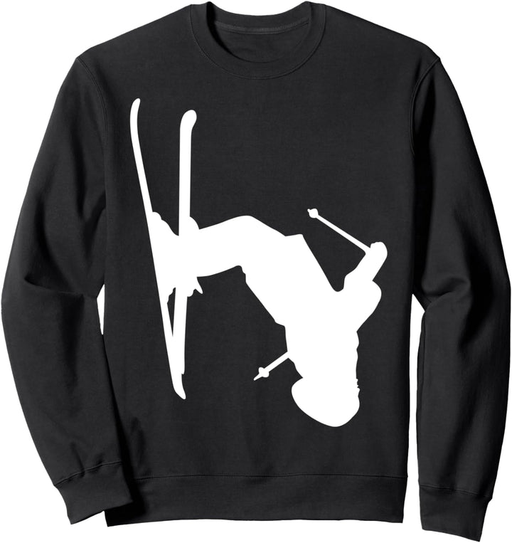 Skifahrer Skifahren Schnee Winter Sport Skier Ski Urlaub Fun Sweatshirt