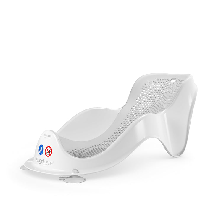 Angelcare ergonomischer Badesitz für die Baby-Badewanne Light Grey, angenehm weiche Liegefläche, auf