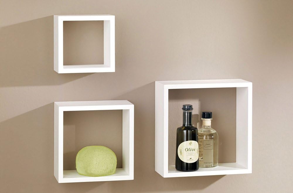 Wandregal/Würfelregal Frame | 3er Set - weiss