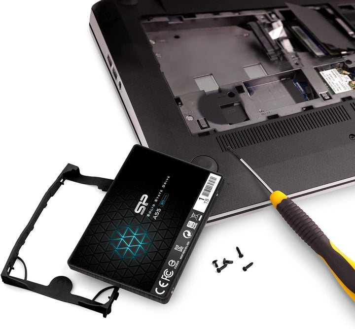 Silicon Power 2-Pack 1TB SSD 3D NAND A55 SLC Cache Performance Boost SATA III 2.5" 7mm (0.28") Inter