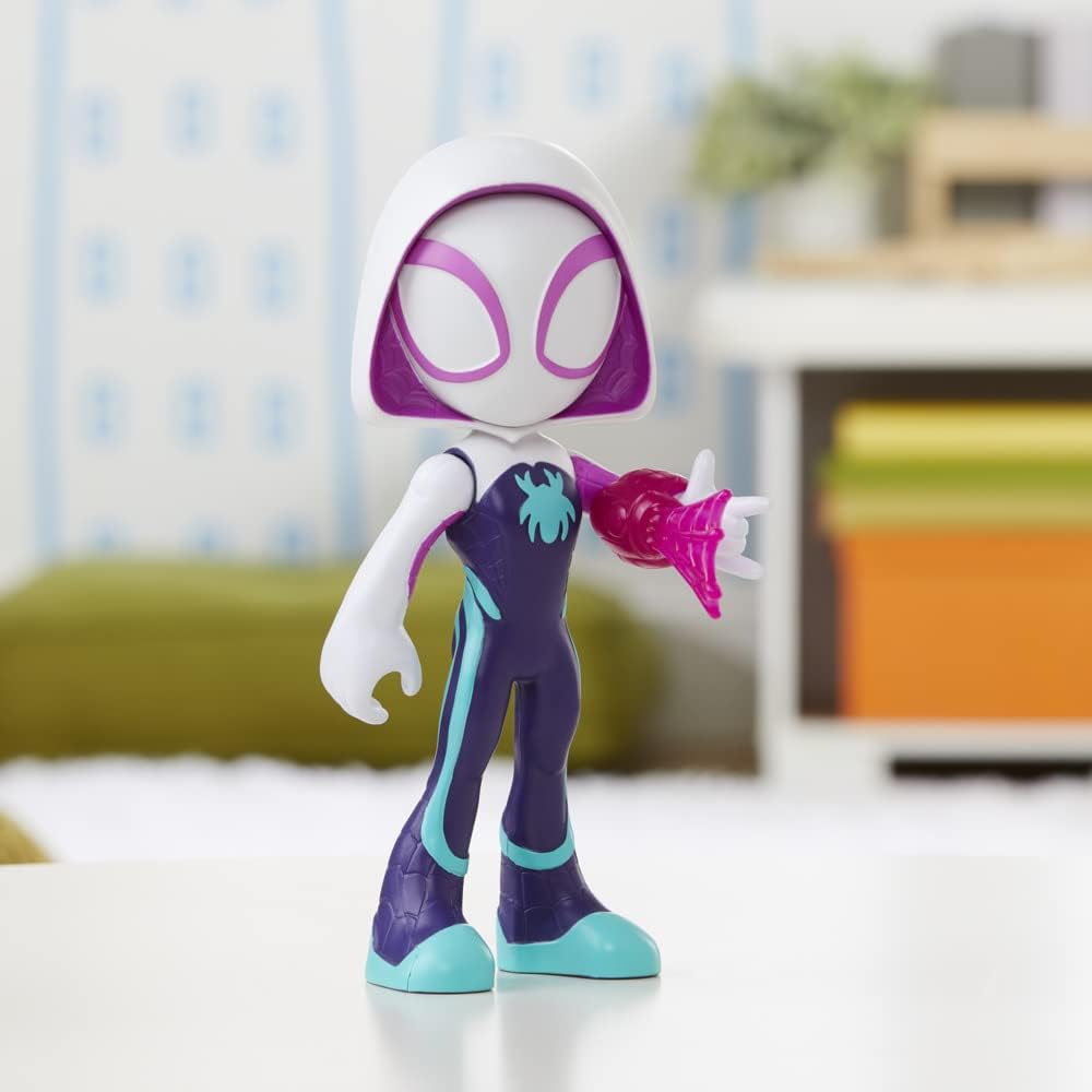 Hasbro Marvel Spidey und Seine fantastischen Freunde, Supersized Ghost Spider, Actionfigur, Spielzeu