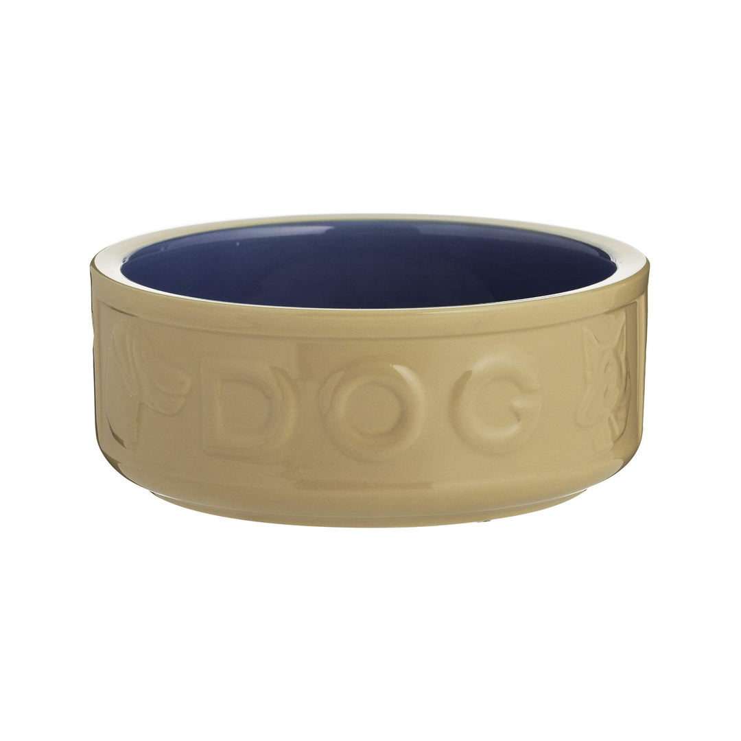 Mason Cash Original Cane Hundenapf mit Beschriftung, Durchmesser 180 mm, blau Gehstock, Blau 18 cent