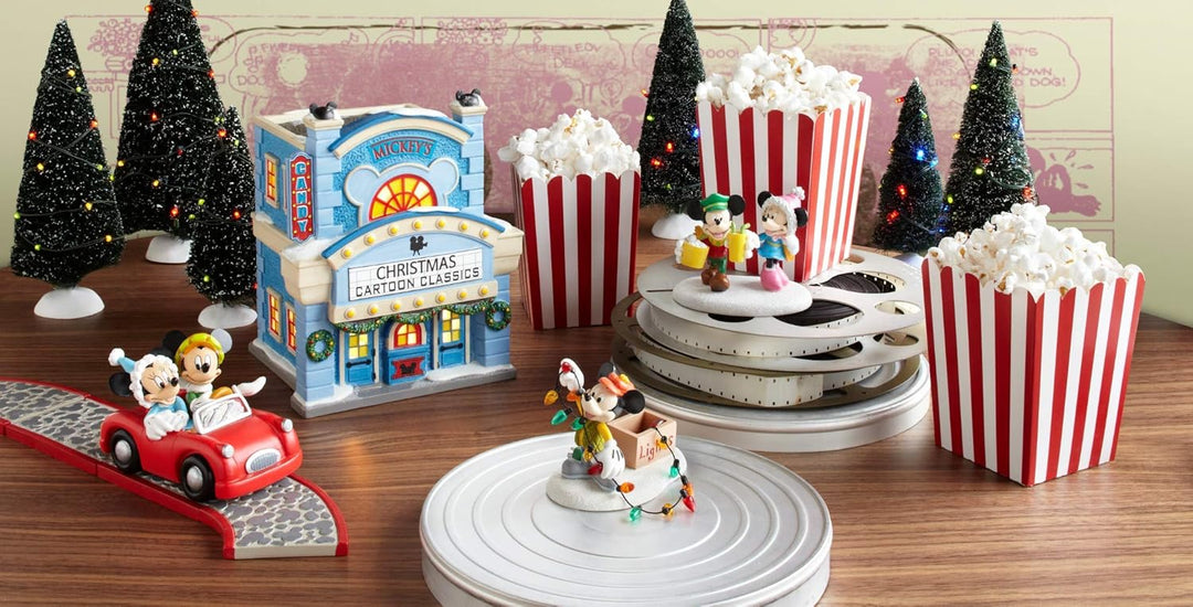 Department 56 Disney Village Mickey Lights Up Weihnachtszubehör, 5,7 cm