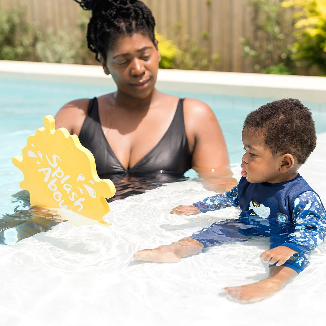 Splash About Bath & Pool Mirror for Baby & Toddler Yellow Splash, Yellow Splash