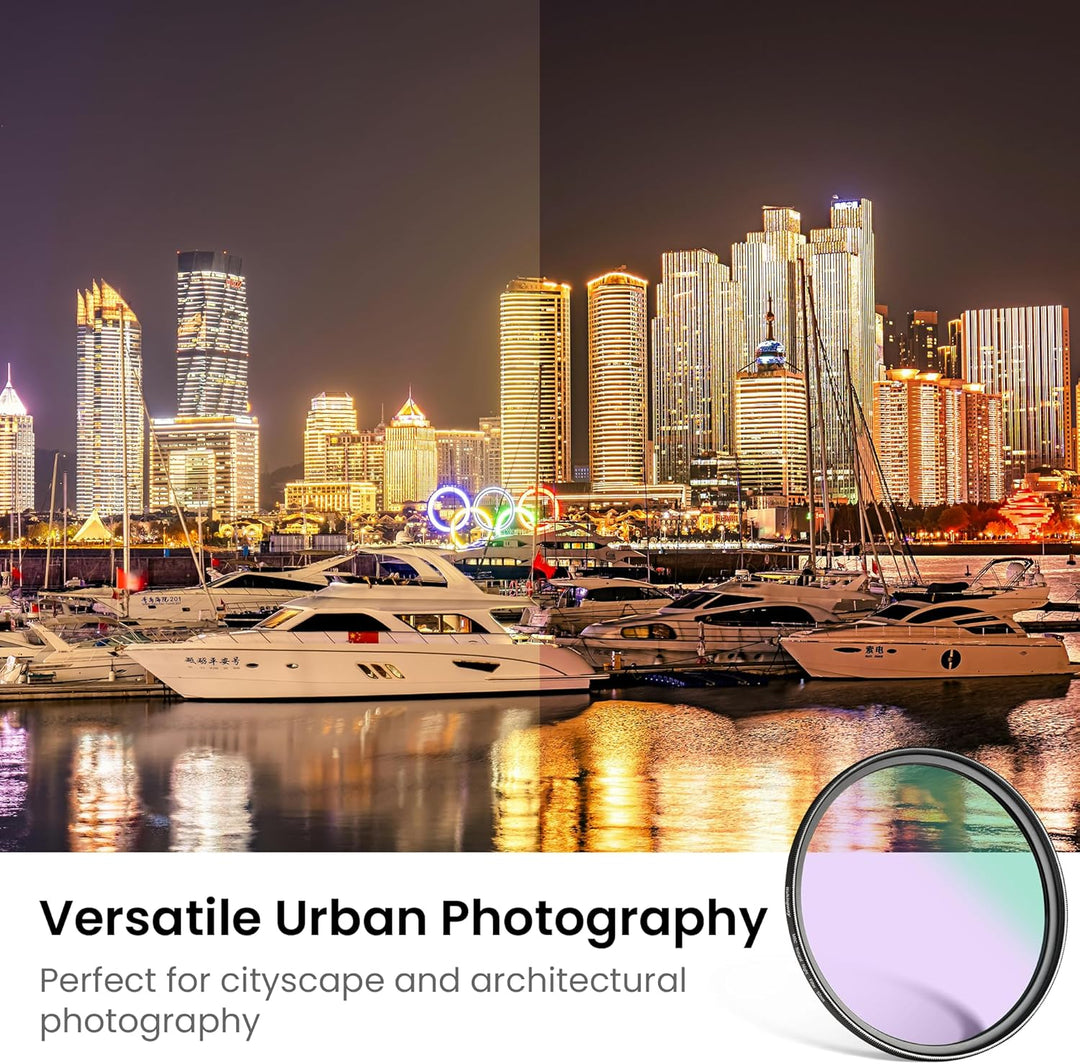 Walking Way 67 mm Natur-Nachtfilter zur Reduzierung von Lichtverschmutzung Nano-beschichtetes optisc