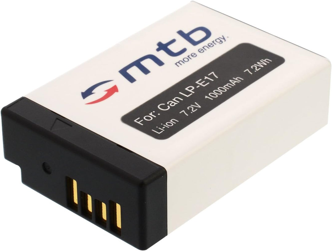 2 Akkus + Dual-Ladegerät (USB) für LP-E17 / Canon EOS 77D, 200D, 750D, 760D, 800D / EOS M3, M5, M6 (