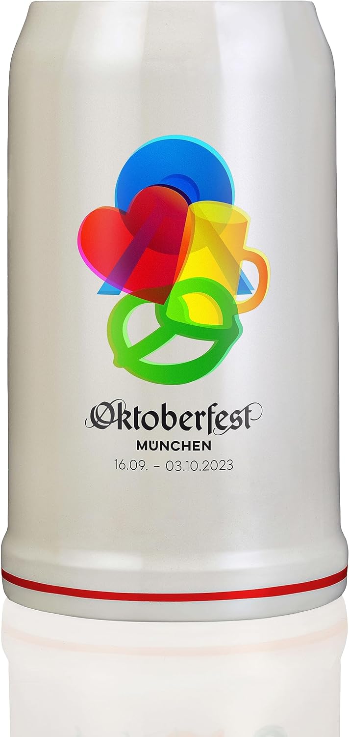 Steinfixx® - Original Oktoberfestkrug 2023 I Jahrgangskrug I Jahreskrug I Wiesnkrug I Sammlerkrug I