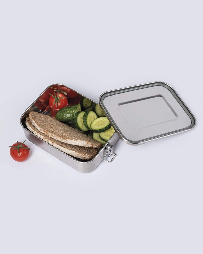 Mil-Tec Langlebige Lunchbox Plus aus Edelstahl Stainless Steel 18CM, Stainless Steel 18CM