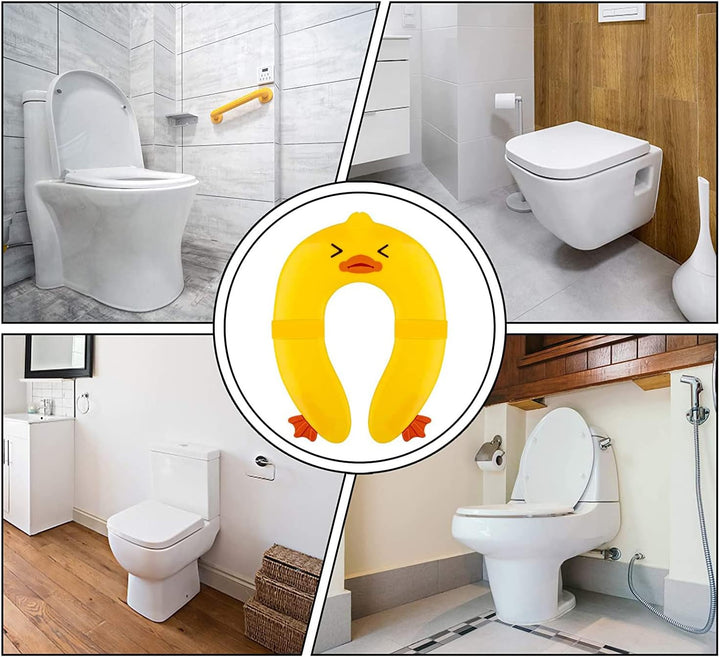 WC-Sitzbezug, Reise-Toilettensitz, faltbar, rutschfeste Silikon-Pads, tragbar, wiederverwendbar, für