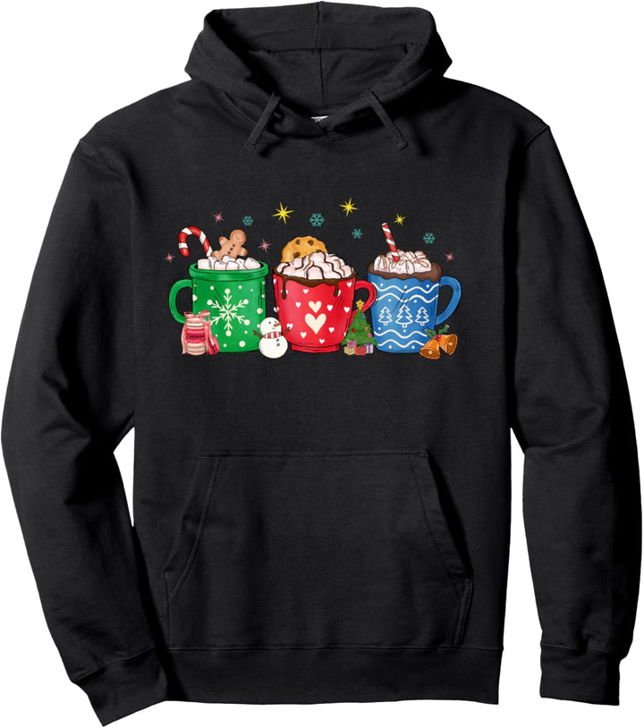Winterkaffee Barista Weihnachten Schokolade Kaffee Pullover Hoodie