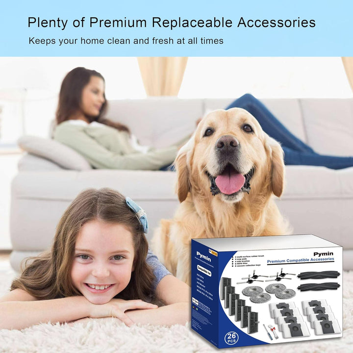 Pymin 26pcs Zubehör für Dreame L40 Ultra (Gen 2) /X40 Ultra /X40 Master /D30 Ultra, für MOVA P10 Pro