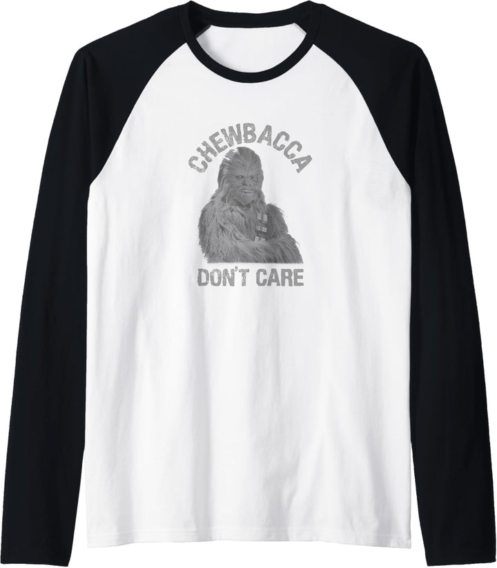 Star Wars Chewbacca Don't Care Raglan