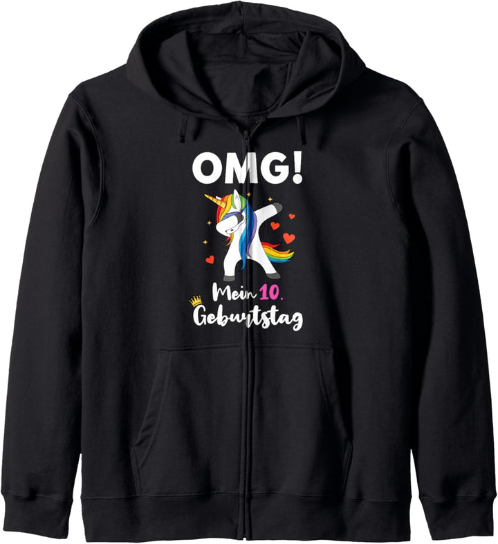 10. Geburtstag Junge Mädchen 10 Jahre 2014 Lustig Geschenk Kapuzenjacke