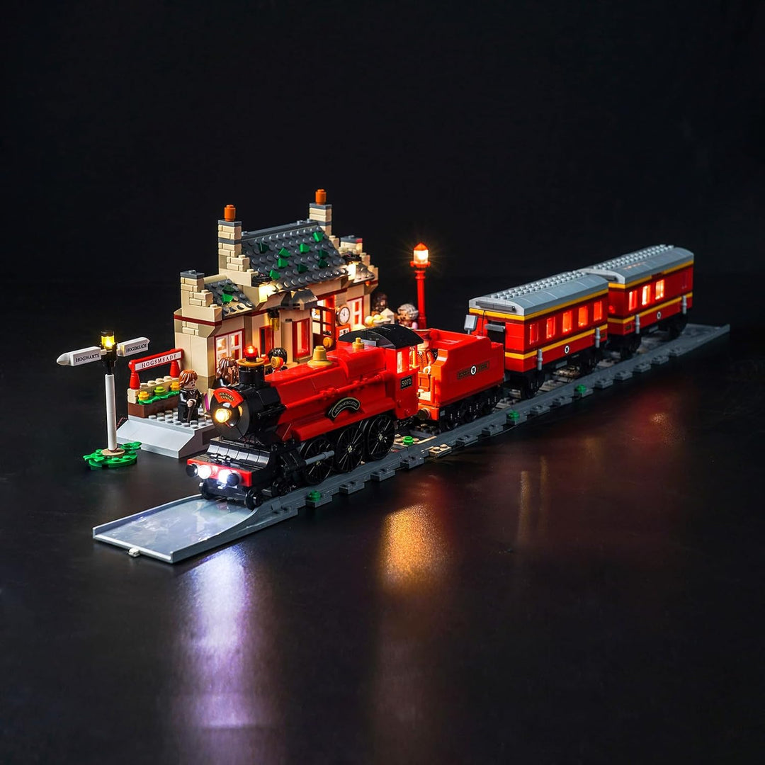 Led Licht Set für Lego 76423 Hogwarts Express Train Set with Hogsmeade Station (Kein Lego), Dekorati