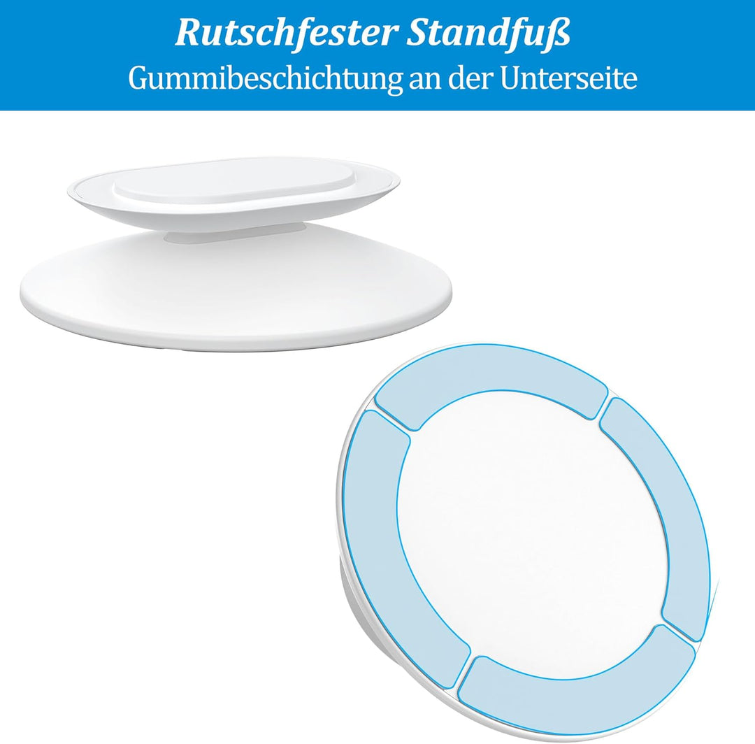 PlusAcc Ständer für Show 11/8 (neueste Gen.) – Verstellbarer Tischhalter mit Neigungsfunktion und Ru