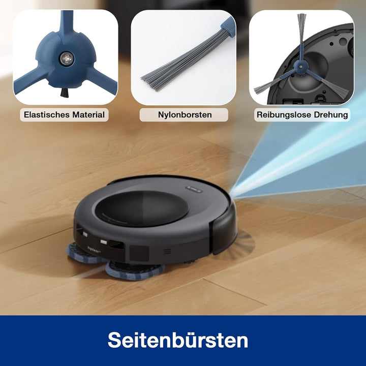 Zubehörset für Eufy Omni C20 Saugroboter, 20 Stück Ersatzteile mit Hauptbürste, HEPA Filter, Staubbe