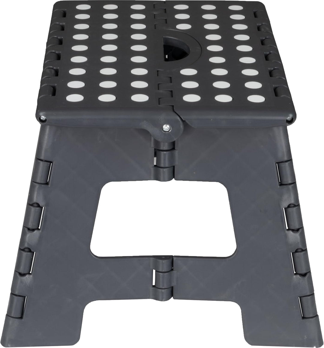 Deco4Me Tritthocker klappbar 22 cm hoch, belastbar bis 150 kg, 1 Stufe, rutschfest - Faltbarer Klapp