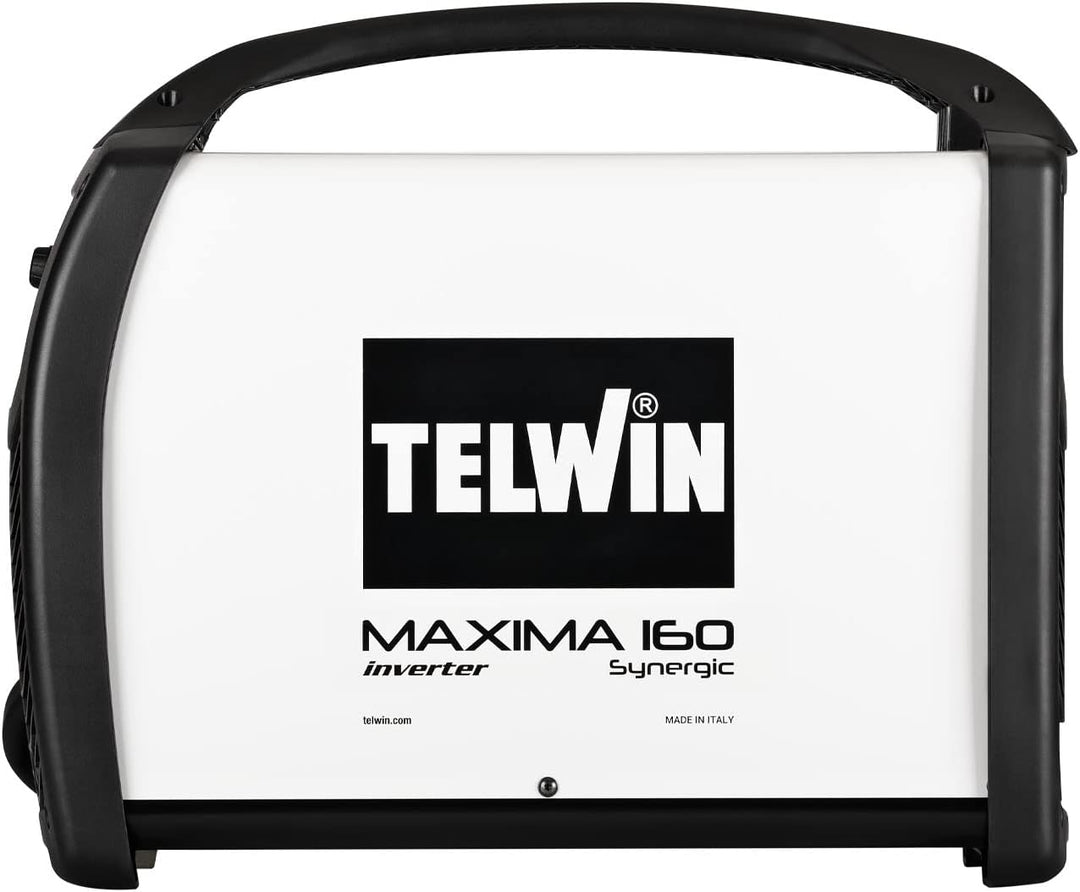 Telwin 816085 Maxima 160 Synergic Drahtschweissgerät MIG-MAG/FLUX/BRAZING mit Invertertechnik 230 V,