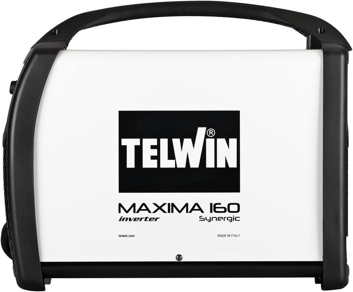 Telwin 816085 Maxima 160 Synergic Drahtschweissgerät MIG-MAG/FLUX/BRAZING mit Invertertechnik 230 V,