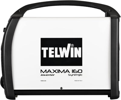 Telwin 816085 Maxima 160 Synergic Drahtschweissgerät MIG-MAG/FLUX/BRAZING mit Invertertechnik 230 V,