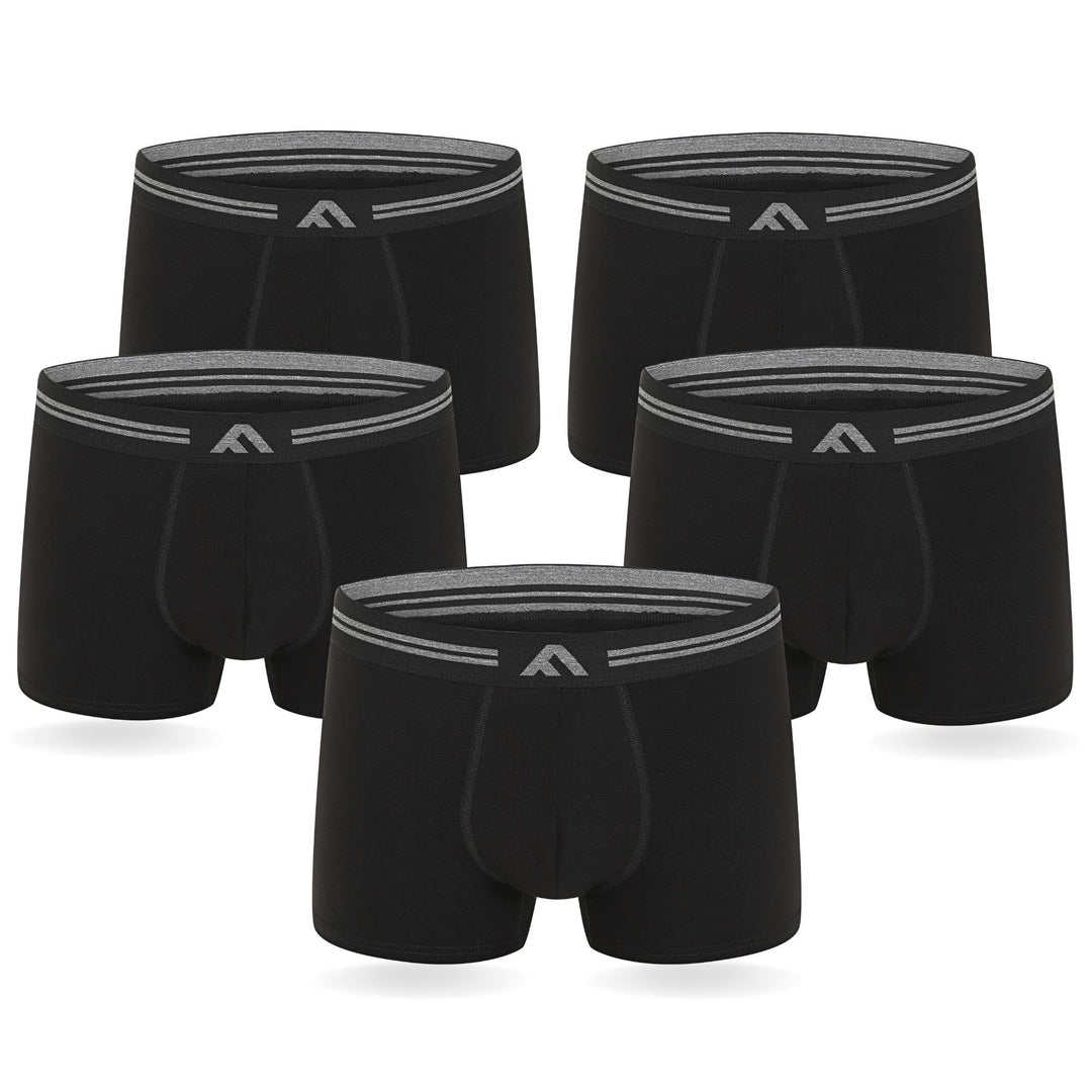FM London (5er-Pack) Bambus-Herren-Boxershorts mit Stretch-Fit-Design - Bequeme Bambus-Boxershorts f