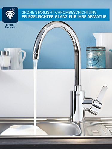 GROHE Eurosmart Cosmopolitan | Küchenarmaturen - Einhand-Spültischbatterie, DN 15 | chrom | 32843000