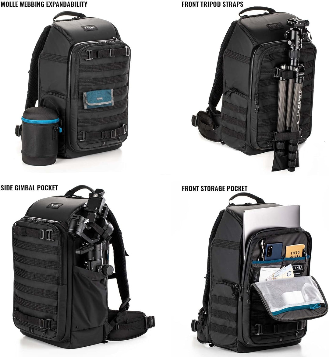 Tenba Unisex Axis V2 24l Schwarz Gepäck-Handgepäck, Backpack 24L Backpack V2 Schwarz, 24L Backpack V