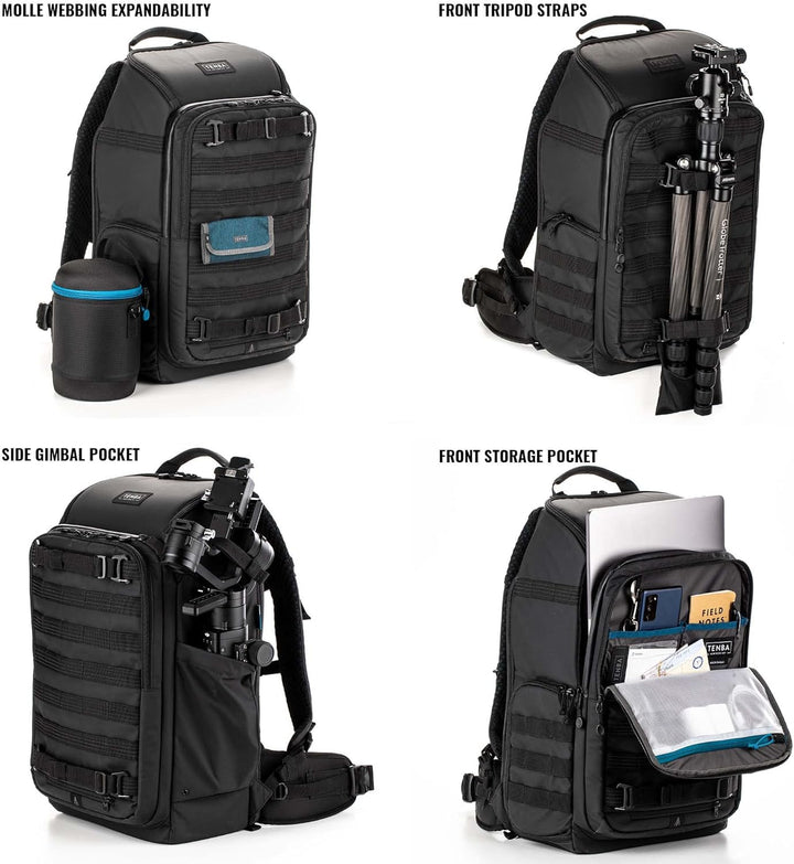 Tenba Unisex Axis V2 24l Schwarz Gepäck-Handgepäck, Backpack 24L Backpack V2 Schwarz, 24L Backpack V