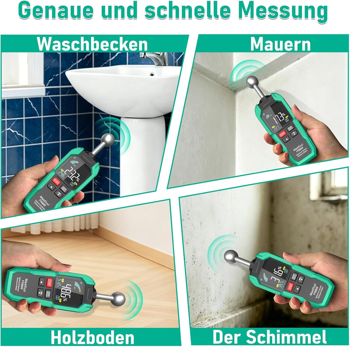 Feuchtigkeitsmesser—Ein Kugelförmiges Wand Feuchtigkeitsmessgerät,Das Zerstörungsfreie Flächenmessun
