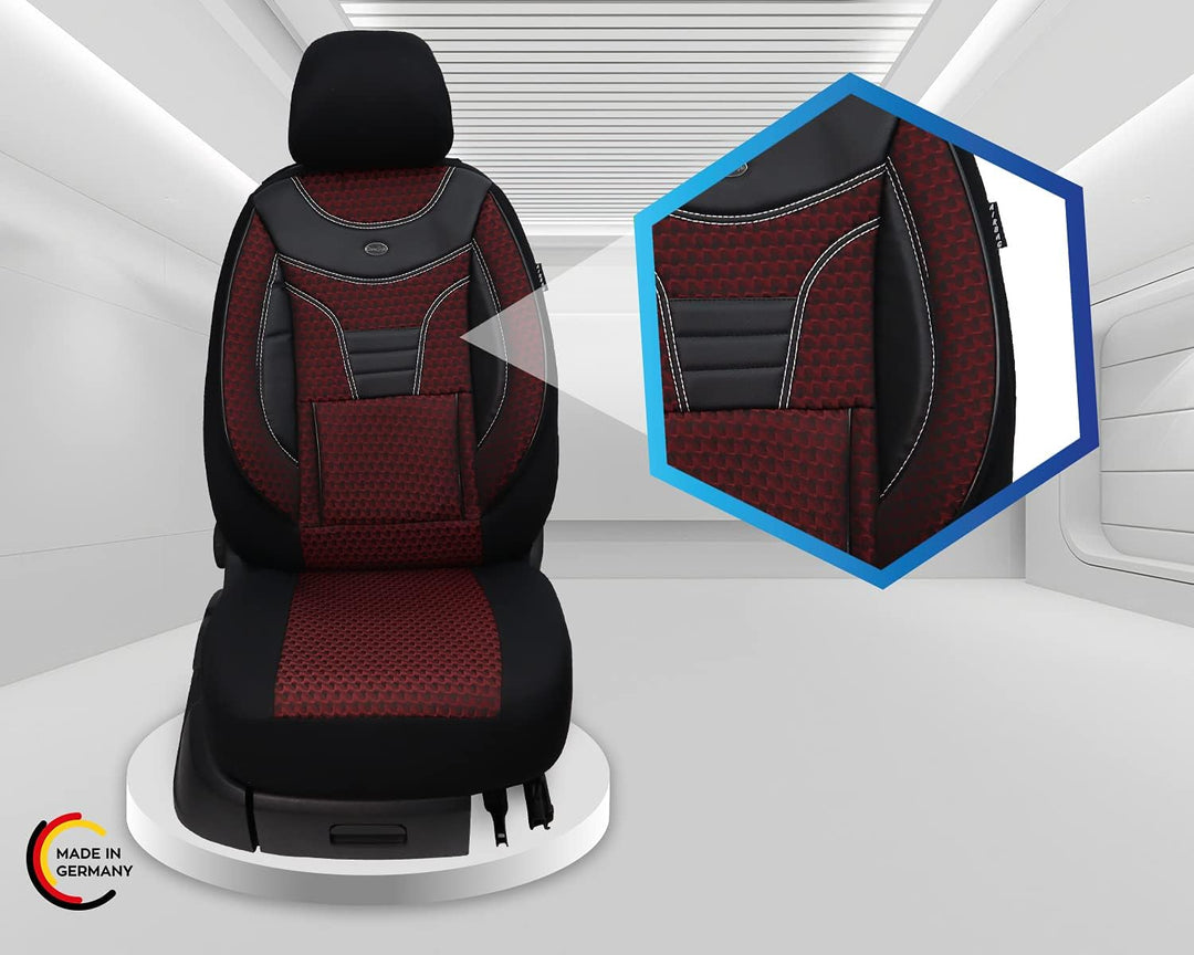 BREMER SITZBEZÜGE Mass Auto Schonbezüge kompatibel mit Mercedes B-Klasse W245 Fahrer & Beifahrer Set