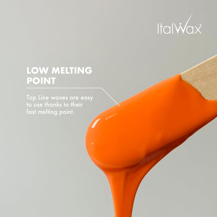 Italwax Top Line Coral - 450g - Waxing Perlen für Haarentfernung – Duftlos - Synthetische Formulieru
