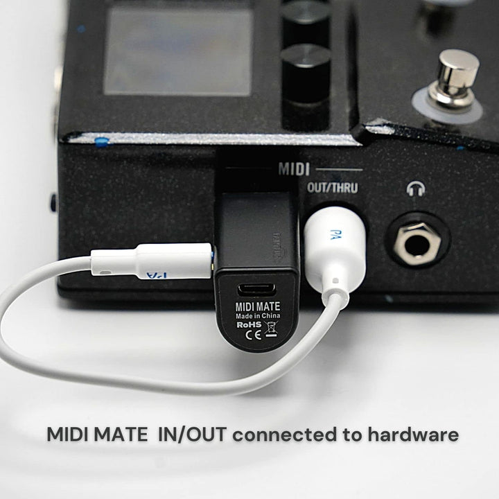 PAINTAUDIO Paint Audio Wireless MIDI Adapter, MIDI Mate Ultra Low Latency Adapter für Synthesizer, D