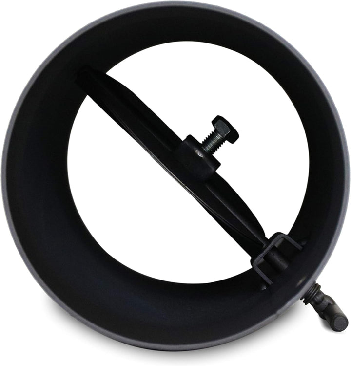 LANZZAS Ofenrohr 1000 mm mit Drosselklappe, im Durchmesser, DN, Ø 150 mm, Farbe: gussgrau - weitere