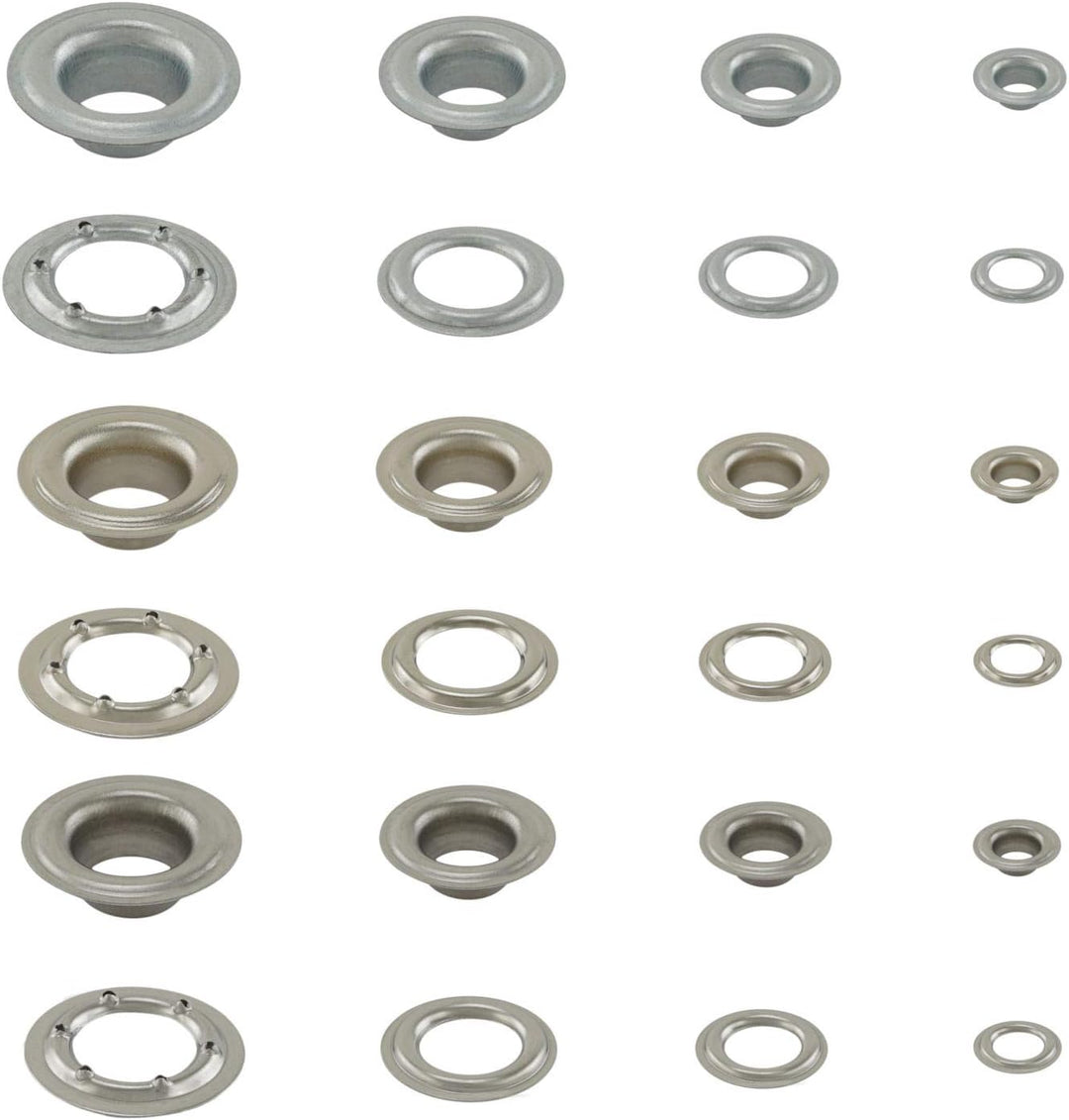 GETMORE Parts Ösenpressen-Set bestehend aus Federschlagpresse + Ösenwerkzeug + 500 Stück Ösen nach D