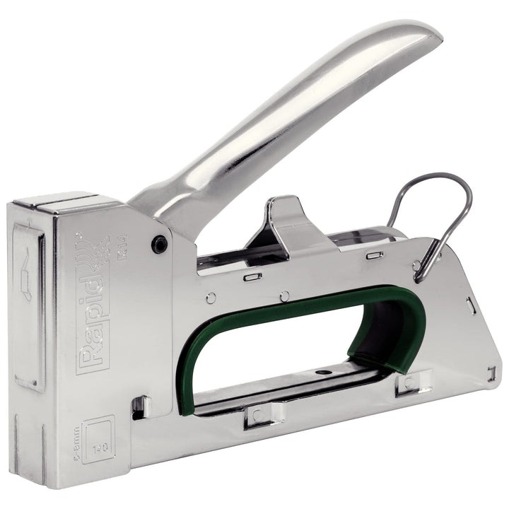 Rapid Handtacker R14, Tacker für Holz und Folien, Kompakt, Komplett aus Stahl, für Klammern Typ 140,