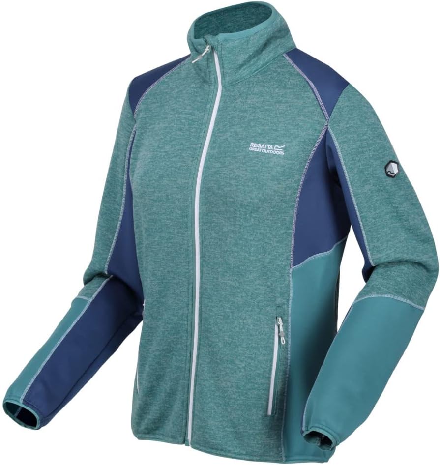 Regatta Lindalla V Strickfleecejacke für Damen 36 Grün, 36 Grün