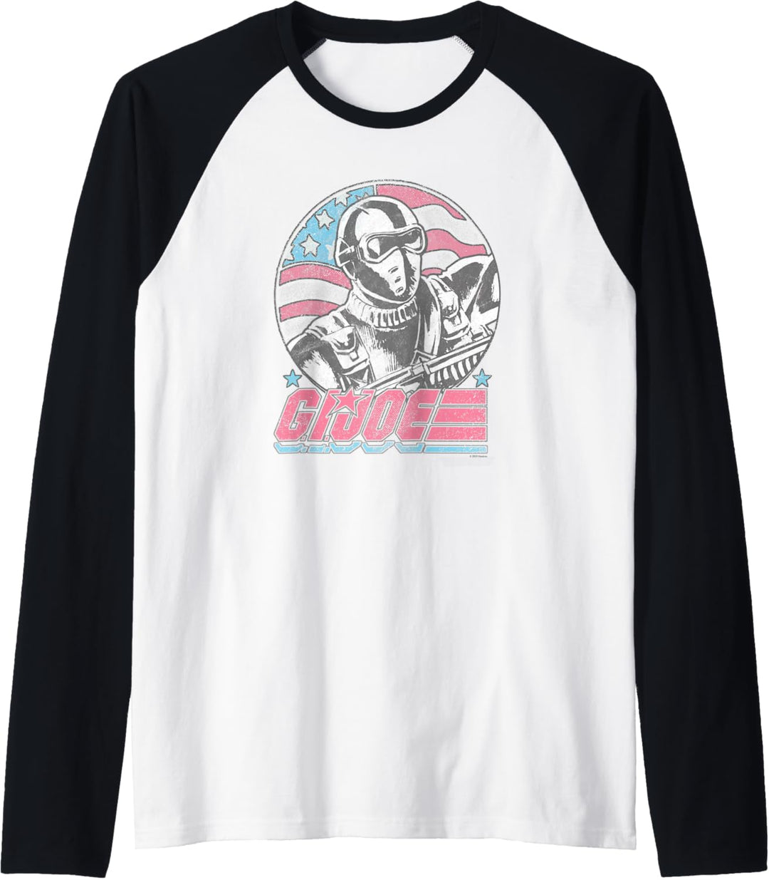G.I. Joe Fourth Of July Snake Eyes Circle Portrait Raglan