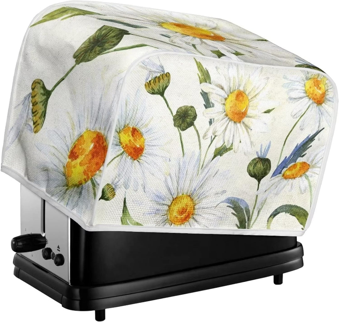 Abdeckung für kleine Geräte mit Gänseblümchen, 4 Scheiben, Toaster, schmutzabweisend, Staubschutz, B