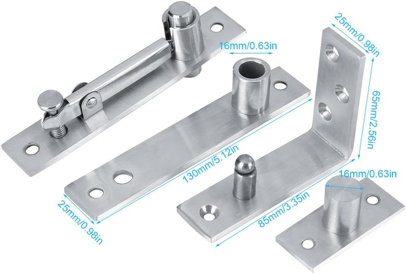 Tür-Scharnier-Set, Schwerlasttür-Scharniere, System für Holztüren, 360 Grad drehbar, verdeckte Tür-S