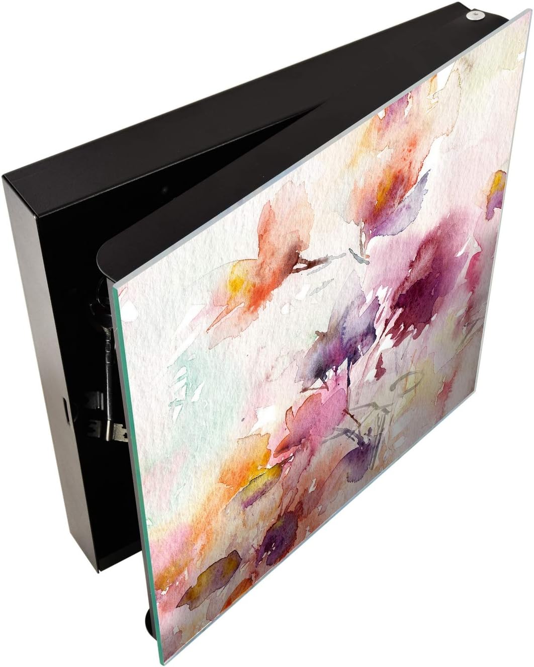 Concept Crystal Schlüsselbox und magnetisches Whiteboard K08 Grusskarte Rechte Öffnung Grusskarte, R
