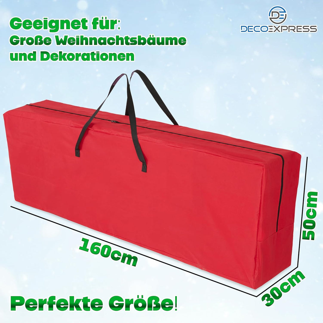 Weihnachtsbaum Lagerung Christmas Tree Aufbewahrungstasche mit Reissverschluss & Tragegriff, Tannenb